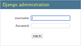 The familiar Django Admin